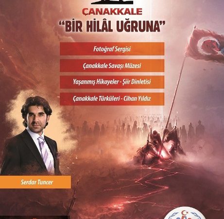 Gençlik ve Spor Bakanlığı tarafından düzenlenen “Bir Hilal Uğruna Çanakkale”