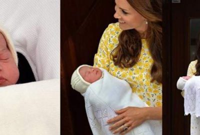 Minik Diana Kraliçe ile tanıştı