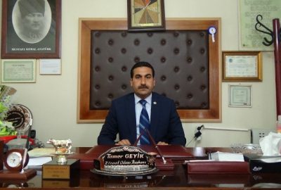 Erzincan Ziraat Odası Başkanı Tamer Geyik Erzincan’da pompa ile sulama