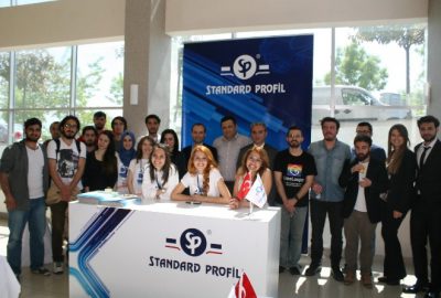 Düzce Üniversitesi’nde gerçekleştirilen Bilişim ve Teknoloji Festivali’ne katılan Standard Profil’i