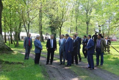 Düzce Valisi Ali Fidan Gölyaka ilçesinde kamu kurum ve kuruluşları