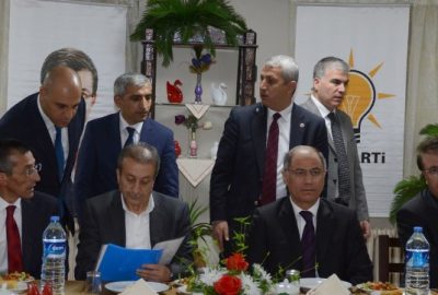 İçişleri eski Bakanı Ak Parti Erzurum Milletvekili Efkan Ala Erzurum’da
