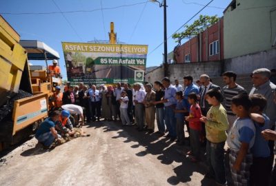 Asfalt Sezonu Kurban Kesilerek Başladı