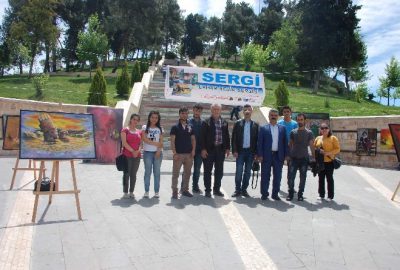 Adıyamanlı Mustafa Çelenk tarafından tek yapılan 60 adet resim, Adıyaman