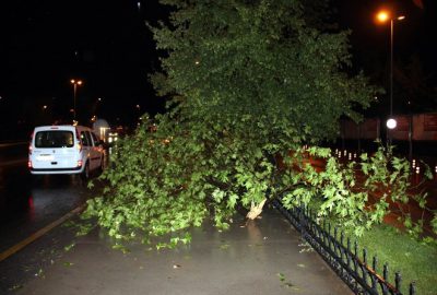 Yalova’da Fırtına Ve Sağanak Yağış