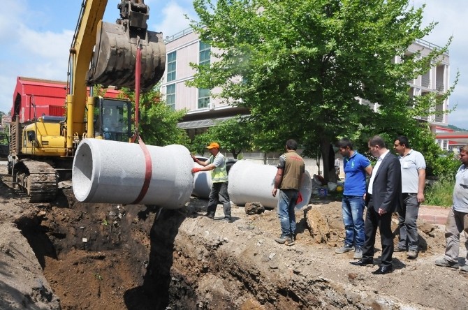 Çan Çarşı Merkezi Altyapı Çalışmaları Tamamlanmak Üzere