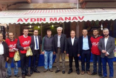 CHP Adaylarını Yağmur Durduramadı