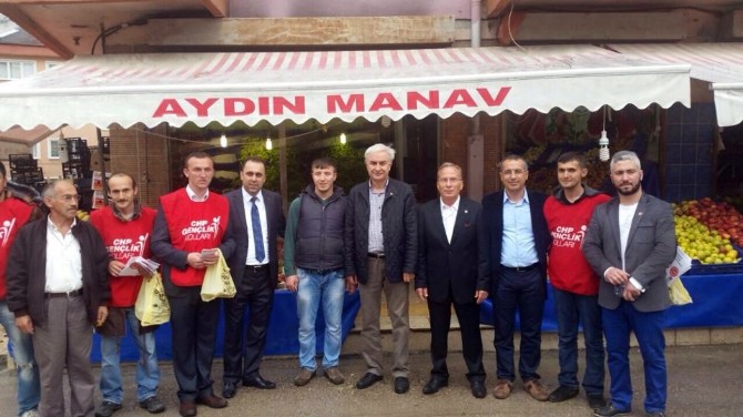 CHP Adaylarını Yağmur Durduramadı