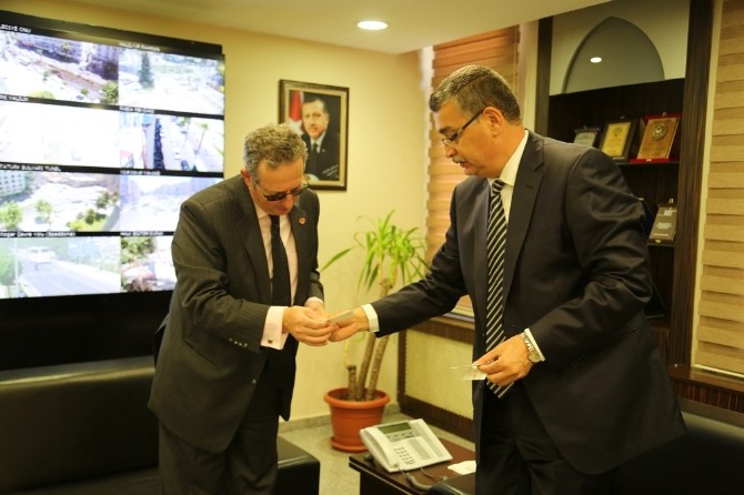 Güvenç, Belçika Büyükelçisi Kabul Etti