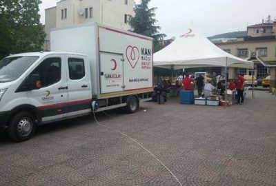 Kızılay Cide’de Çadır Kurdu