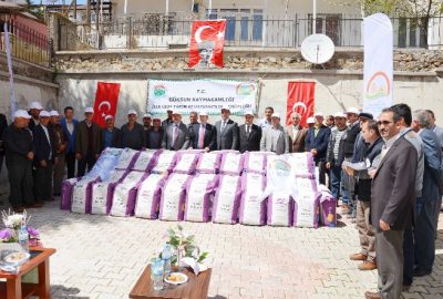 Göksun Çiftçisine 1 Ton Yonca Tohumu Dağıtıldı