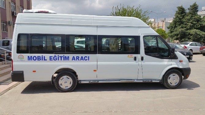 Mobil Eğitim Aracı Çiftçi Eğitimlerine Başladı