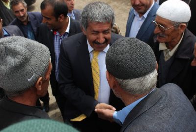 Ak Parti Erzurum Milletvekili Adayı Abdurrahim Fırat, Tekman ilçesinde seçim