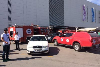 Antalya’da AVM’de yangın çıktı