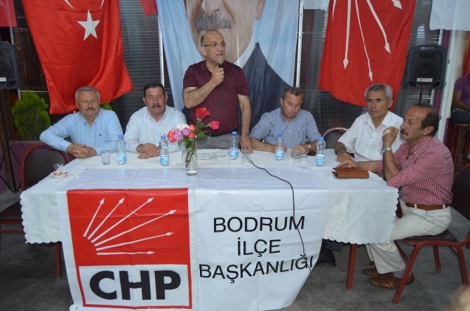 CHP Bodrum Konacık Mahallesinde Konuştu