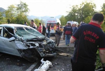 Giresun’da Kaza: 5 Yaralı
