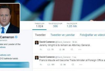İngiltere Başbakanı yeni kabineyi Twıtter’dan açıkladı
