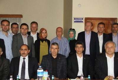 AK Parti Adayı İsmet Uçma, Eğitim Bir Sen Yöneticileri İle Bir Araya Geldi