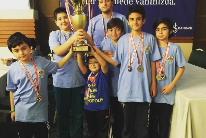 Türkiye 12 yaş altı çocuk ligi satranç takım yarışması finali