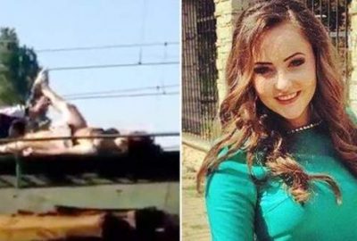 Selfie çekerken elektrik akımına kapıldı