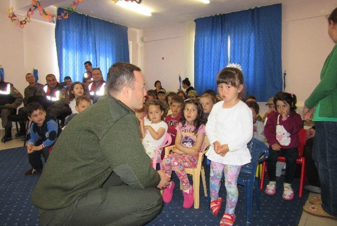Eskişehir’in Seyitgazi ilçesinde bulunan Seyitgazi Ümmühan Hatun Anaokulu’nda, Seyitgazi Garnizon