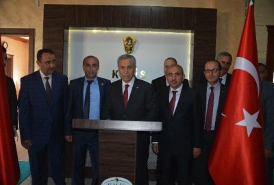 Arınç, Kilis Belediyesini Ziyaret Etti