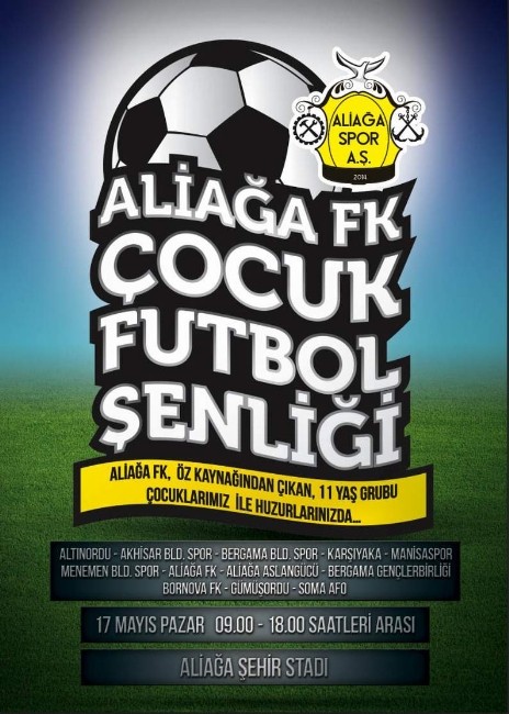 Aliağa’da Çocuklara Yönelik Futbol Turnuvası