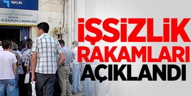 İşsizlik rakamları açıklandı!