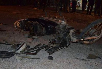 Doğum gününde kaza yaptı