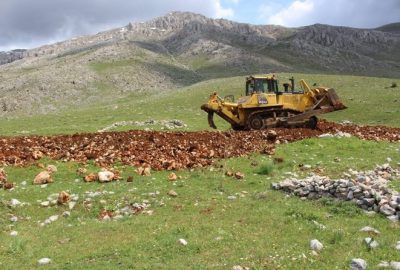 Ekinözü’nde Yayla Yollarına Bakım Çalışması Başladı