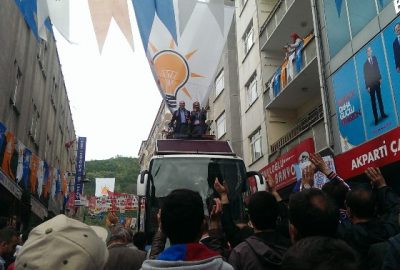 Süleyman Soylu’ya Çarşıbaşı İlçesinde Sevgi Seli