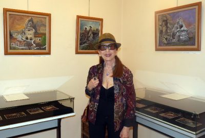 Ressam Verjin Şabcı, Paris Anadolu Kültür Merkezi’nde Sergi Açtı