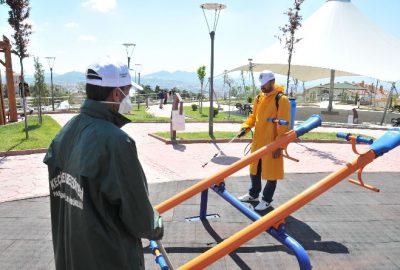 Belediyeden Oyun Parklarına “Anne Özeni”