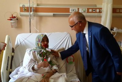 MHP Adayı Gönen’den Hemşire Ve Hastalara Ziyaret