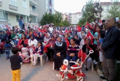 MHP Adayları Yenice Mahallesi’nde Sosyal Devleti Anlattı