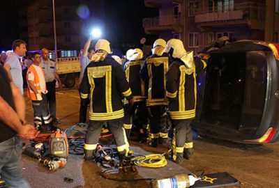 Feci trafik kazası: 1 ölü, 4 yaralı