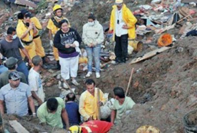 Kolombiya’da heyelan