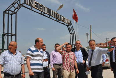 Aktaş Oto Galericiler Sitesi’ni denetledi