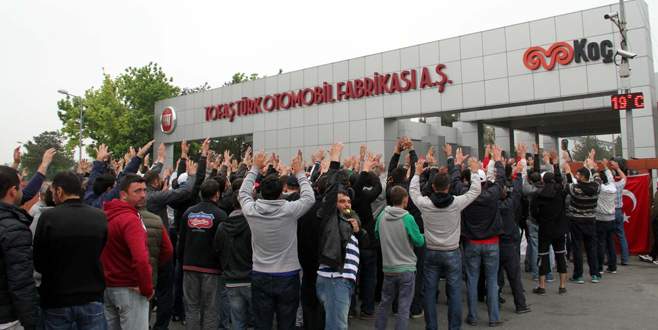 Bursa’da otomotiv işçilerinin eylemi devam ediyor