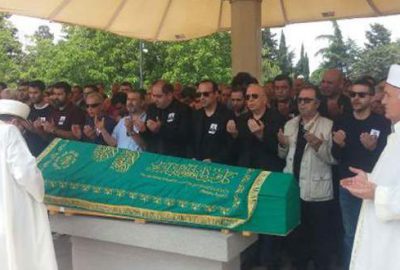 Tolga Çevik’i acı gününde dostları yalnız bırakmadı