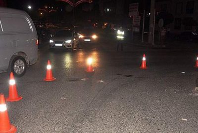 Dur ihtarına uymayan aracın çarptığı polis şehit oldu