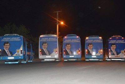 Topsöğüt Yolcu Otobüsü İşletmesinden AK Parti’ye Destek