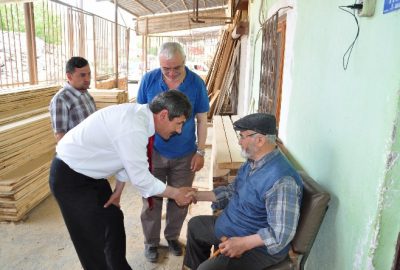 Milletvekili Adayı Ürün, Sanayi Esnafını Ziyaret Etti