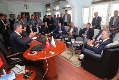 AK Parti Adayı Ağbal Aydıntepe’de Seçim Çalışmalarını Sürdürdü