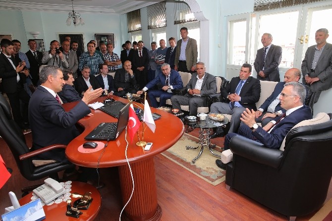 AK Parti Adayı Ağbal Aydıntepe’de Seçim Çalışmalarını Sürdürdü