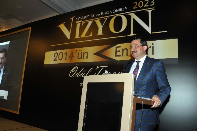 Başkan AK’a Vizyon 2023’den Ödül