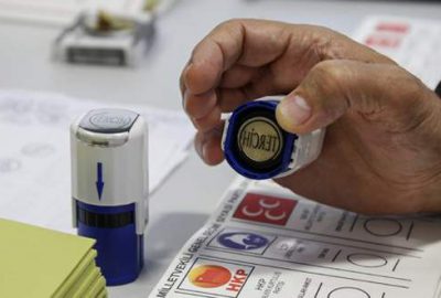 Yurtdışında 450 bin 149 Türk seçmen sandık başına gitti