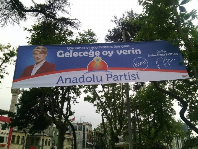 Anadolu Partisi’nden Seçim Afişi Tepkisi