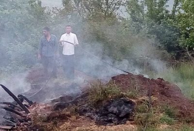 Sakarya’da Koruluk Yangını