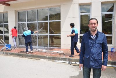 Muş Devlet Hastanesi’nde Bahar Temizliği